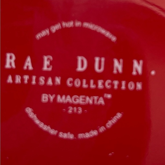 Rae Dunn /Red / BRIGHT Mug - Artisan Collection BY MAGENTA - Picture 3 of 4